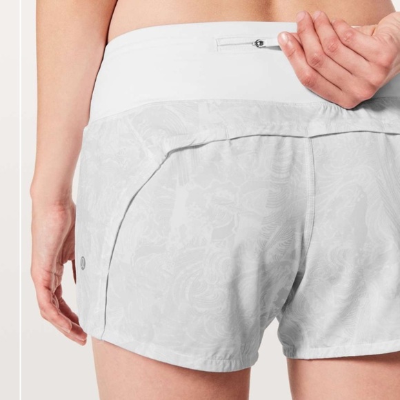 Lululemon Run Times Short II *4" Eternal Wave White / White - Picture 3 of 14